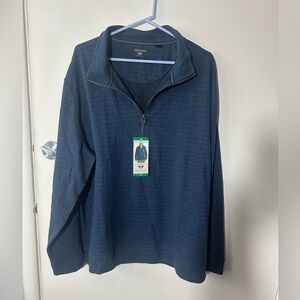 Dockers Men's Dark Blue Zip-Up Sweater